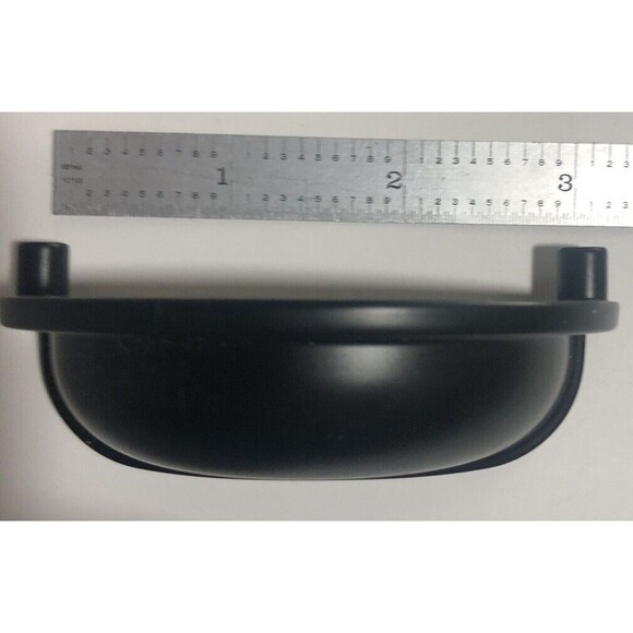 10 pcs  Cosmas Flat Black Cabinet Hardware Cup Pulls (3.0 O.C. )( 1.6" x 3.5") - Picture 5 of 7